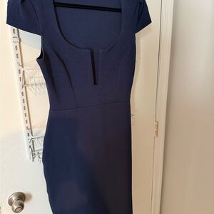 Boohoo Elegant Blue Midi Dress